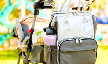 What's the difference between a diaper backpack and a regular bag