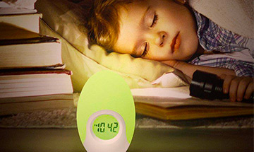 kids night light alarm clock