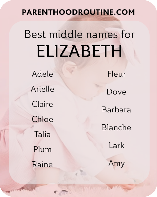 best middle names for elizabeth
