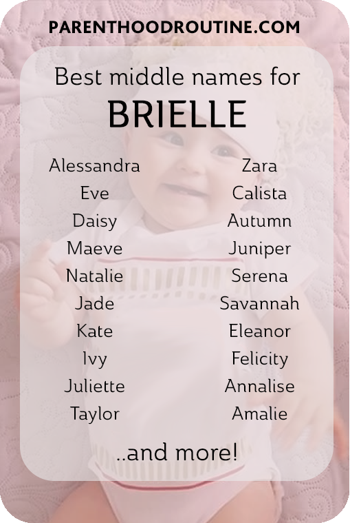 middle name for brielle